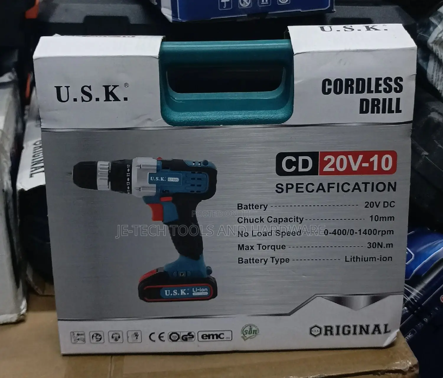 Maxmech Cordless Drill Maxmech Cd 20v-10