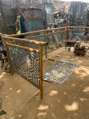 Laser Cutting Iron Handrail
