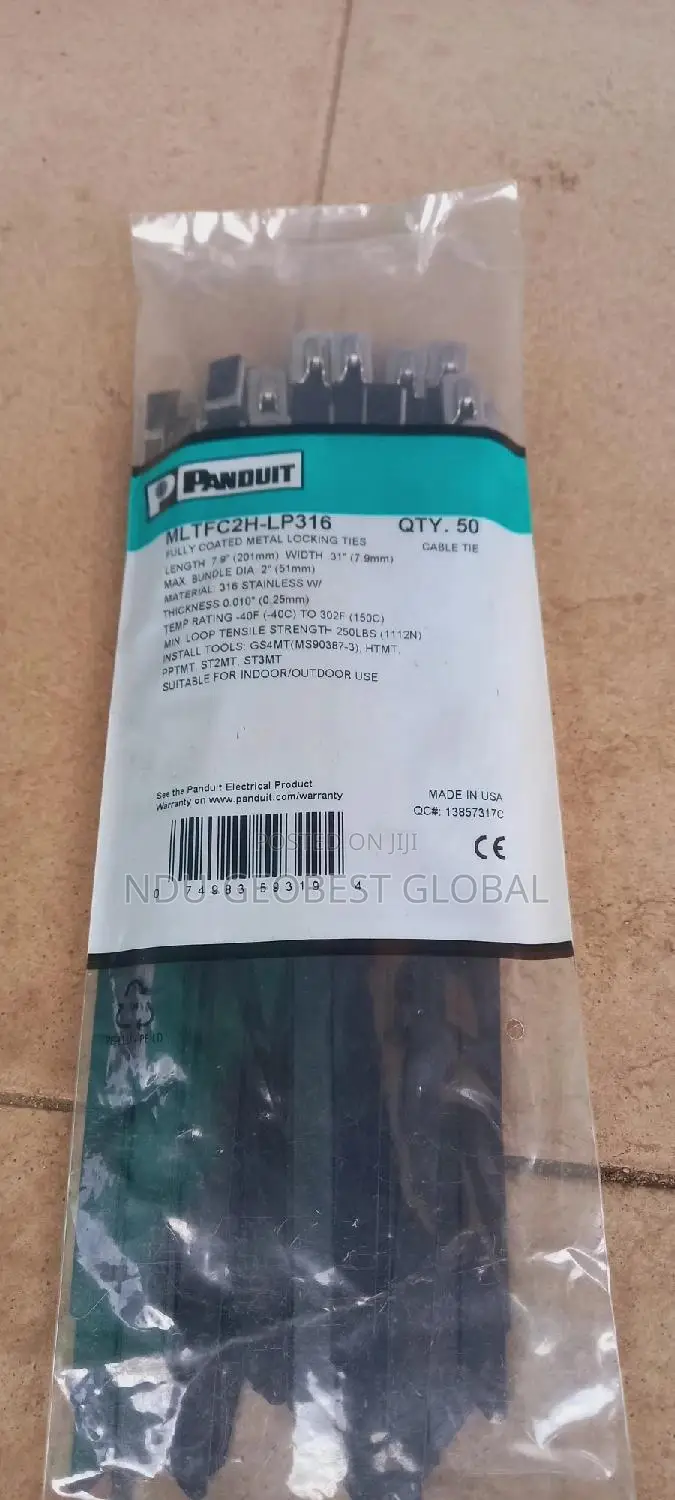 Stainless Cable Tie 7.9" 50pcs