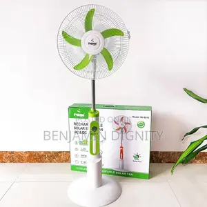 26" a/C Solar D/C Rechargeable Fan