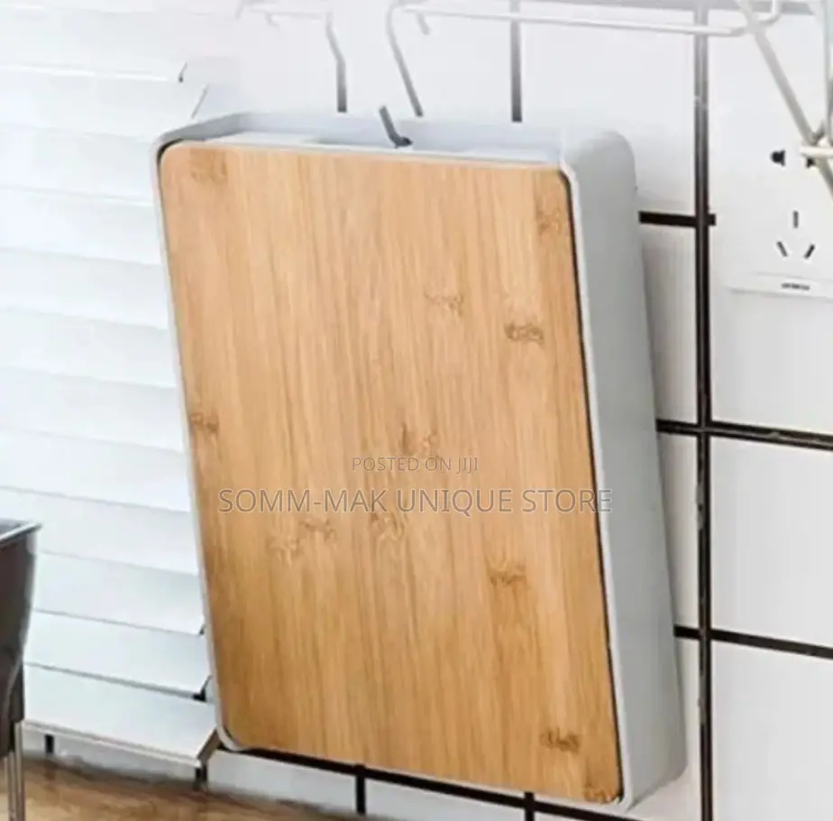 A S Bamboo Cutting Board Set With Container Tray Drawer