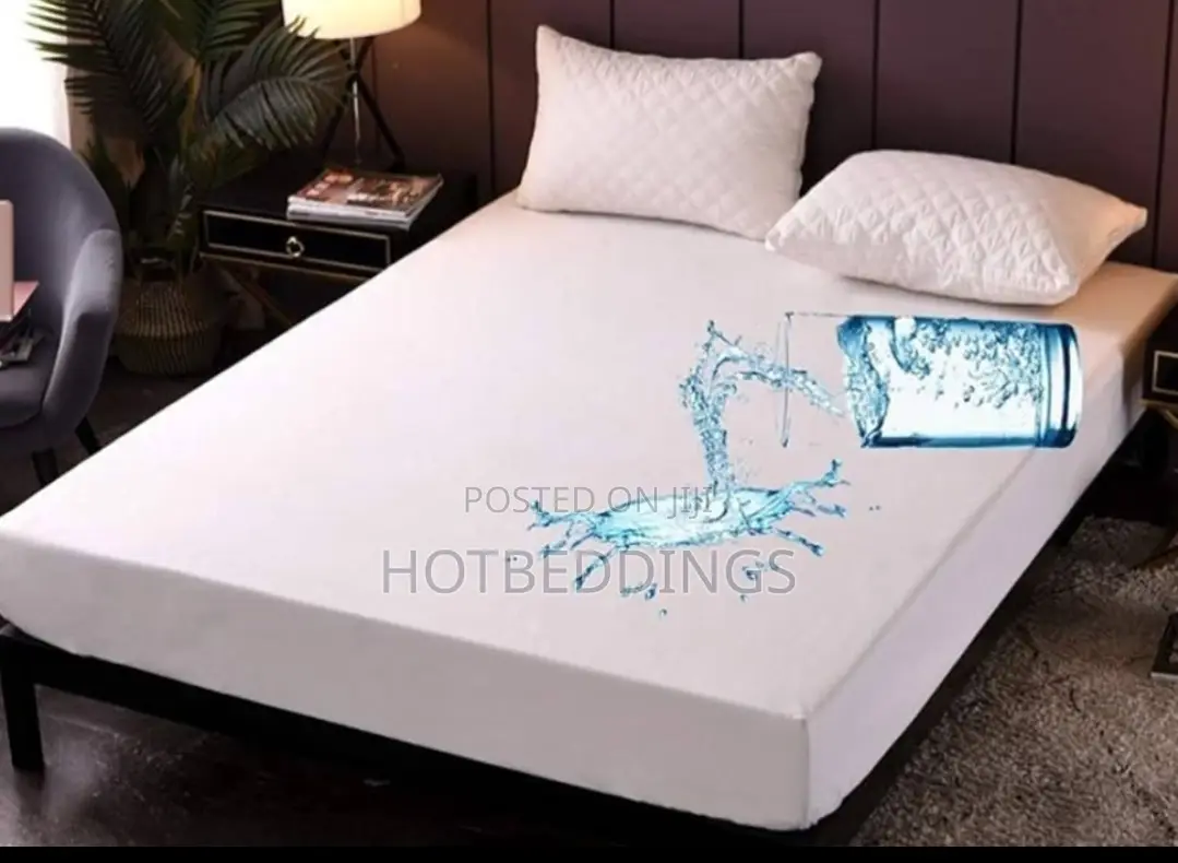 White Waterproof Mattress Cover