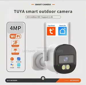 Wi-Fi Tuya Smart Mini Bullet Waterproof Hd Camera. 4mp