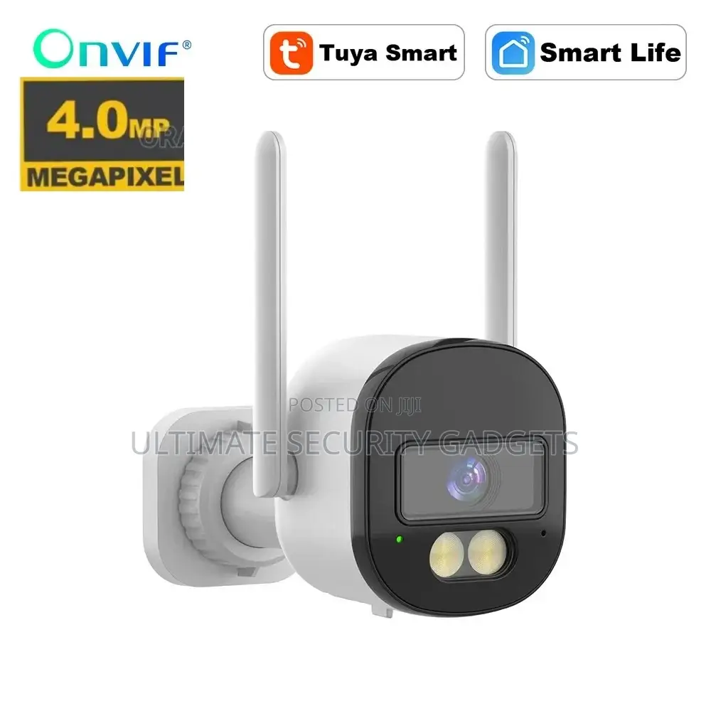Wi-Fi Tuya Smart Mini Bullet Waterproof Hd Camera. 4mp