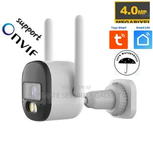 Wi-Fi Tuya Smart Mini Bullet Waterproof Hd Camera. 4mp