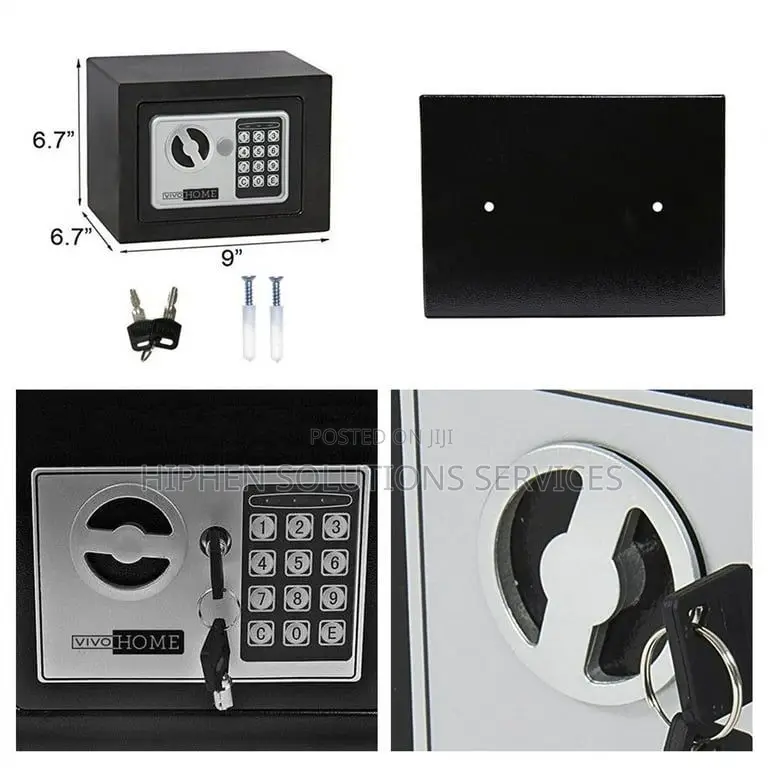 Digital Steel Small Safe Box With Lock