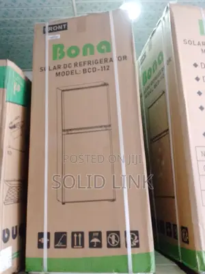 Bona Solar Standing Fridge Double Door
