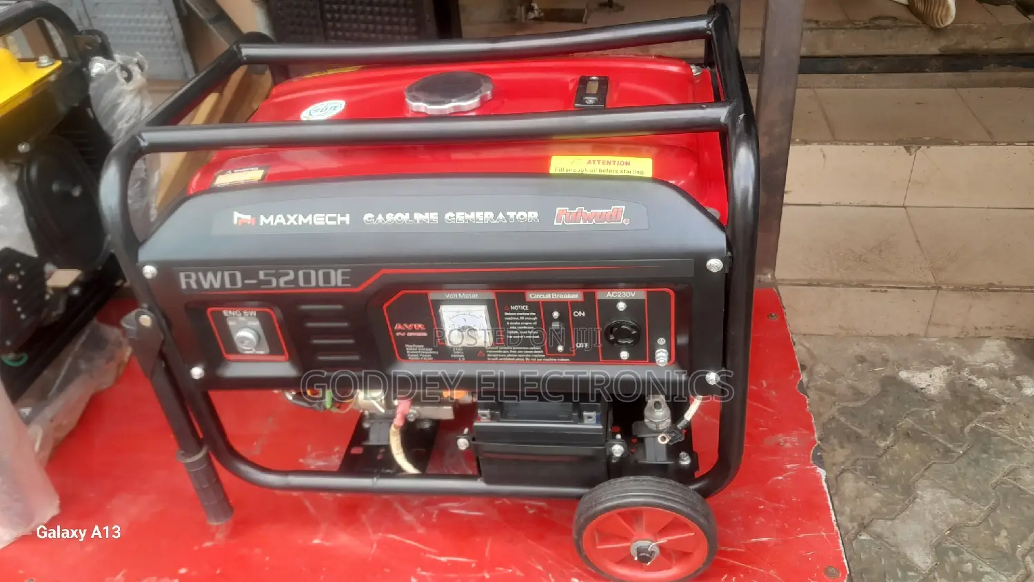 Maxmech Generator 3.3kva 1000% Copper Wire