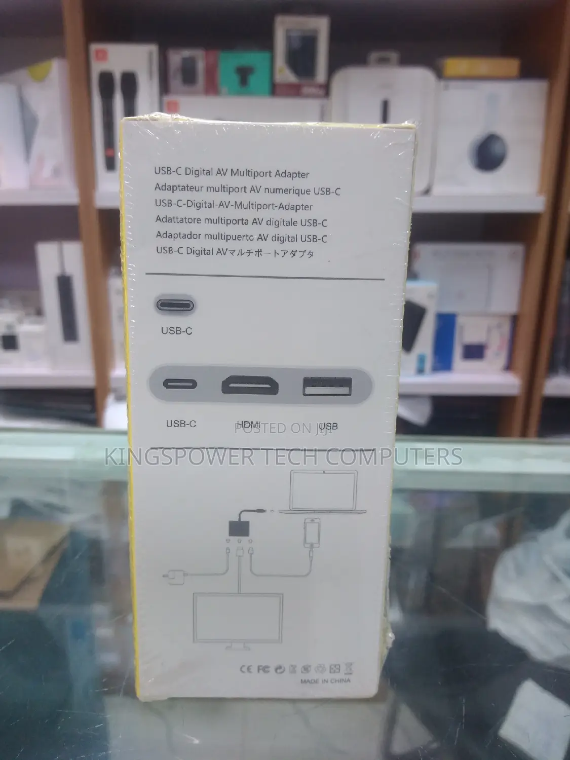 3 Ports Type C Converter