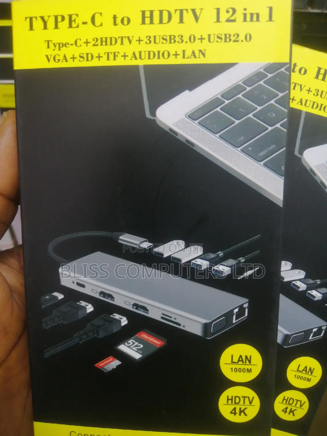 Type C to HDTV 12 in 1 Multifunctional Usb Hub Adapter