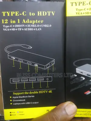 Type C to HDTV 12 in 1 Multifunctional Usb Hub Adapter