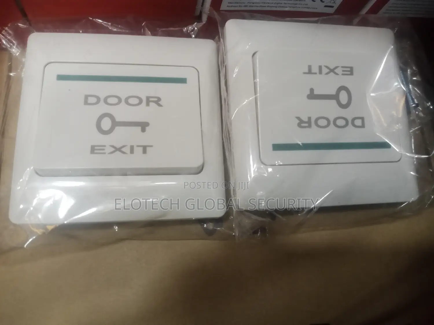 Plastic Exit Button