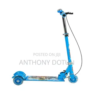 Kids 3 Wheel Foldable Scooter With Height Adjustment