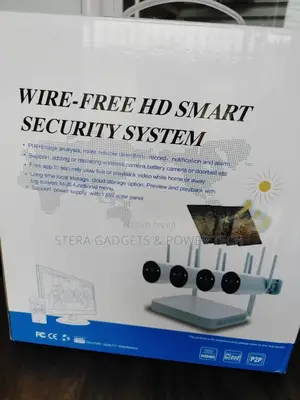 4 Kit WIFI Solar Camera With NVR