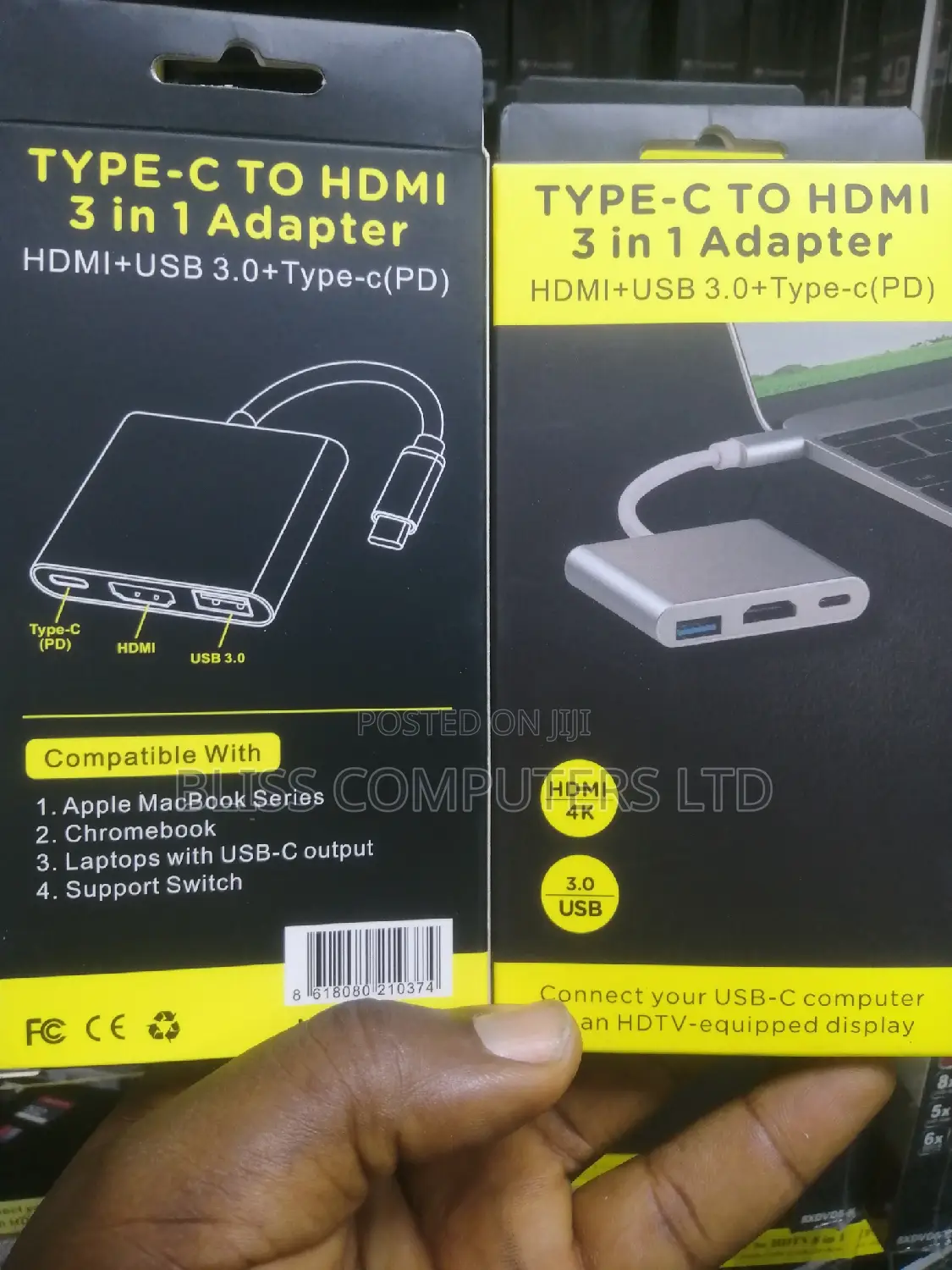Type C To Hdmi 3in1 Adapter