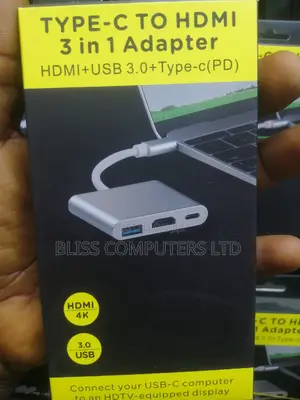 Type C To Hdmi 3in1 Adapter