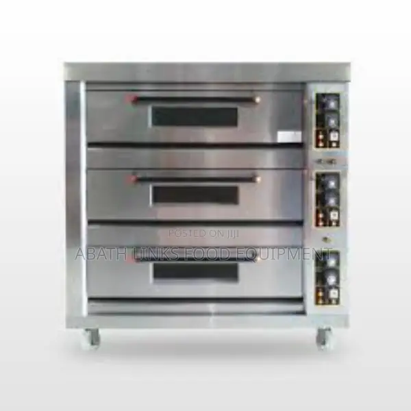 3 Deck Oven With 9 Trays