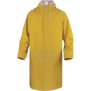 Yellow Pvc/Poly Ranchers Style Rain Jacket