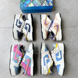 Original Nike Dunk Low Customs X No Brainer PSD Sneakers