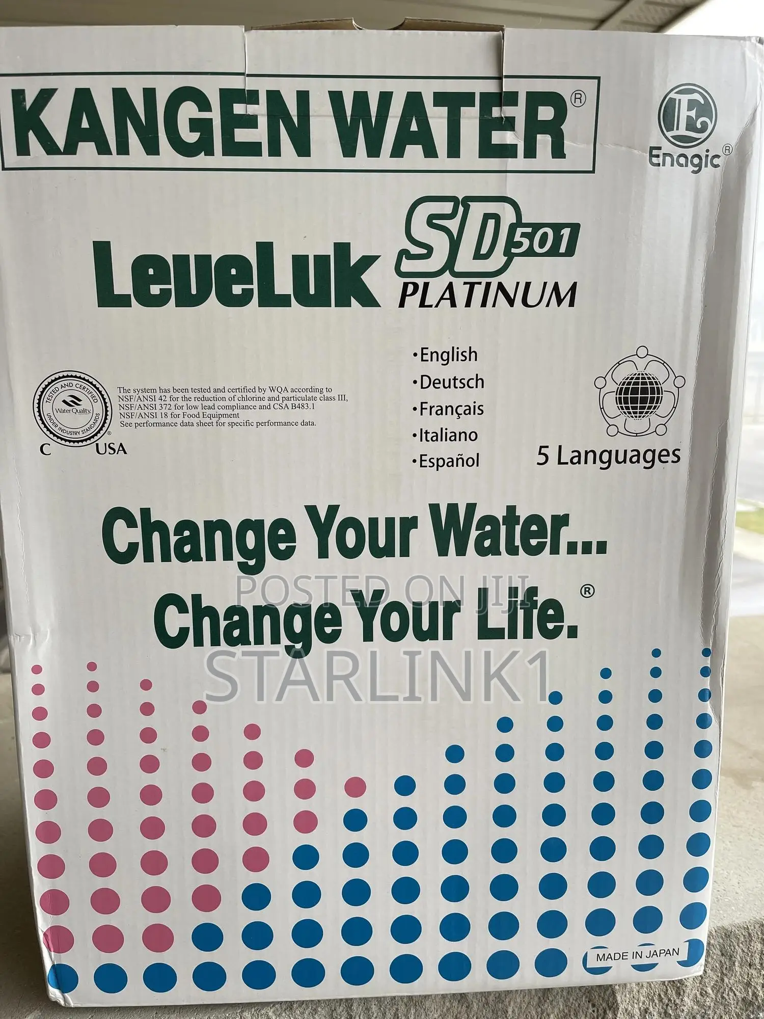 Kangen Enagic Water Ionizer Machine