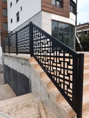 Staircase Lasers Cut Craft Handrails