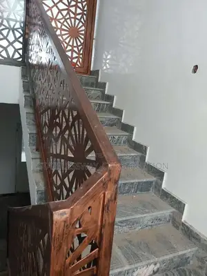 Staircase Lasers Cut Craft Handrails