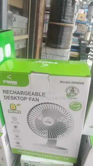 Iwin Rechargeable Desktop Fan