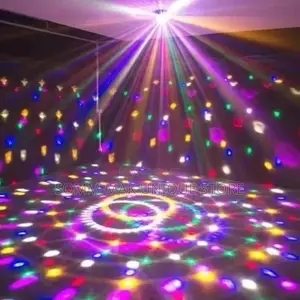 Disco Colourful Rotating Led Light Bulb -360° Auto Rotating