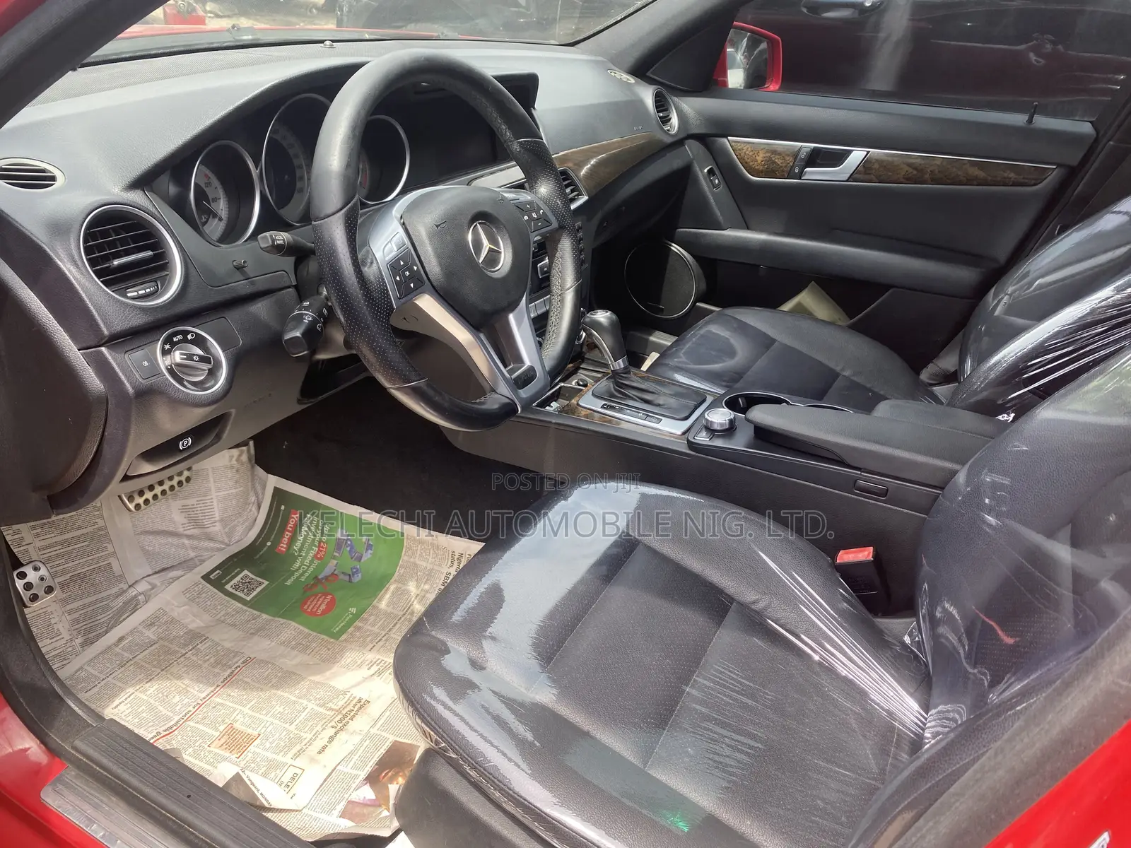 Mercedes-Benz C350 2013 Red