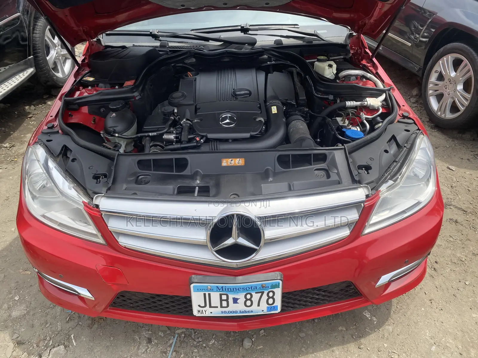 Mercedes-Benz C350 2013 Red