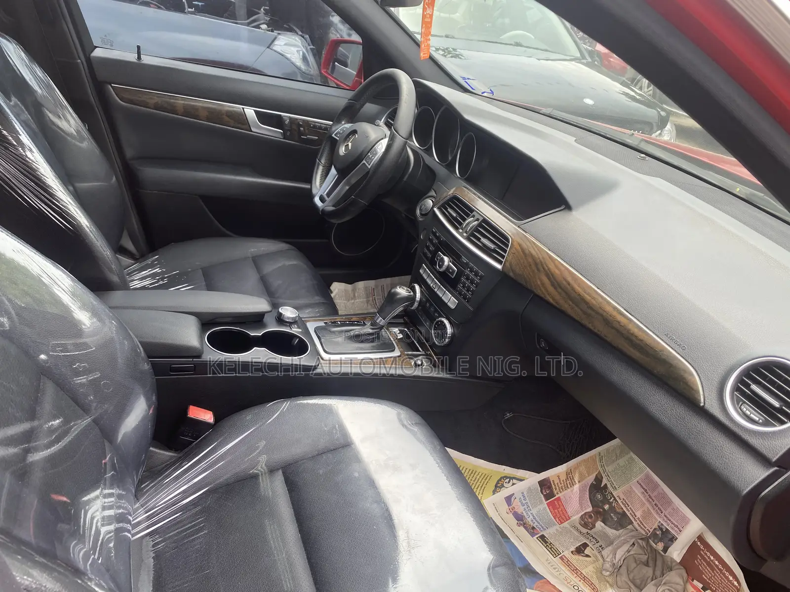 Mercedes-Benz C350 2013 Red