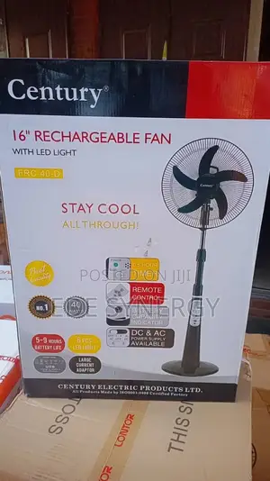 Photo - 18" Century Rechargeable Fan, Best Price, Swift Delivery
