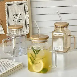 620ml Large Capacity Straw Cups Creative Coffee Cup