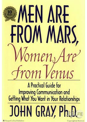 John Gray Men Are From Mars, Women Are From Venus