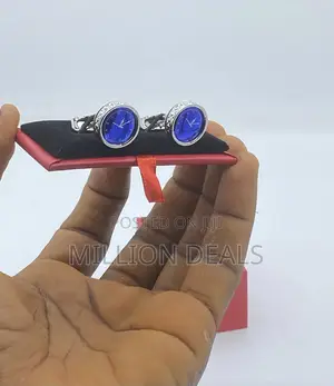 Trendy Cool Clock Inspires Men's Cufflinks