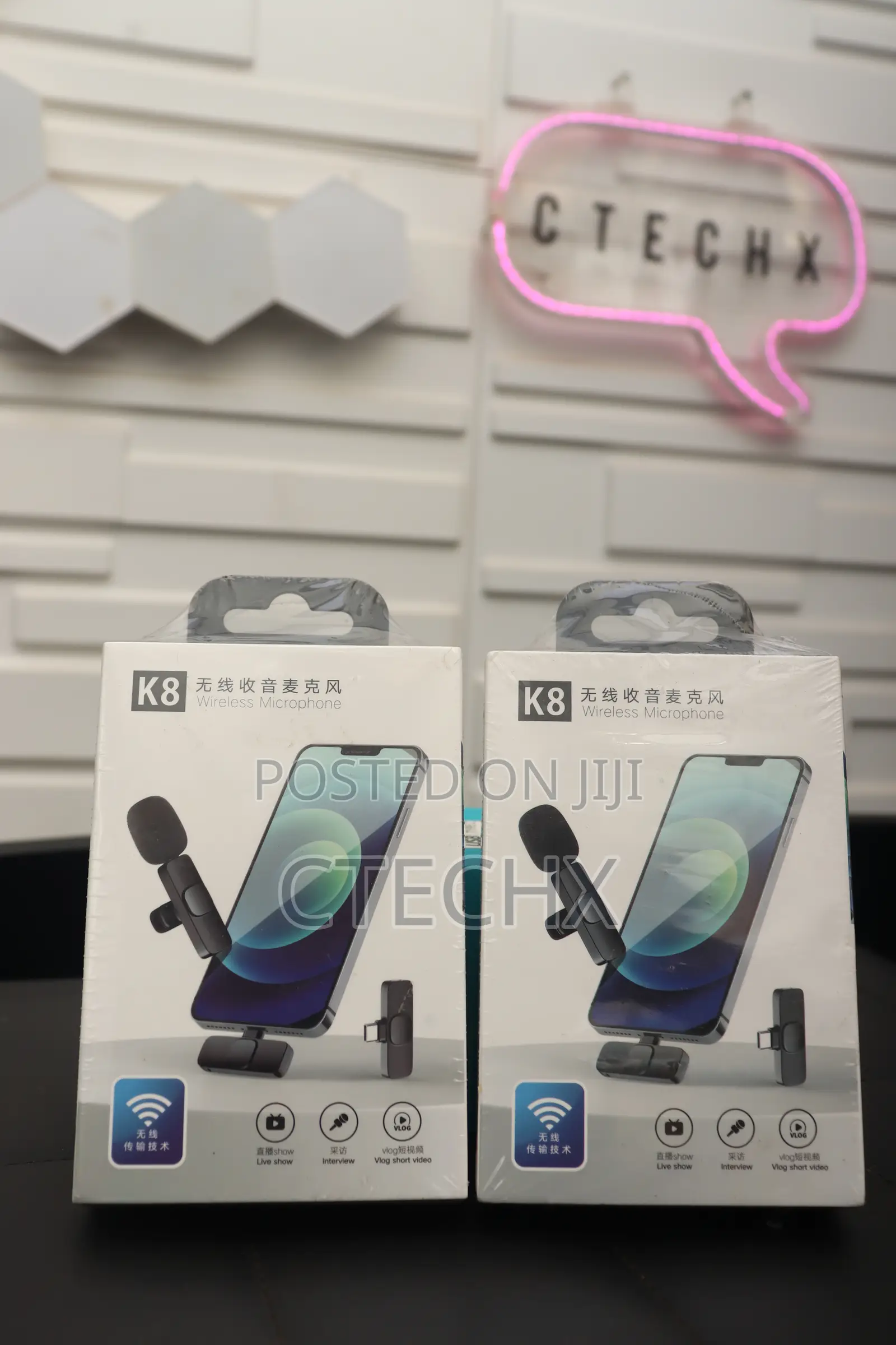 Wireless Microphone With Type-C and iPhone