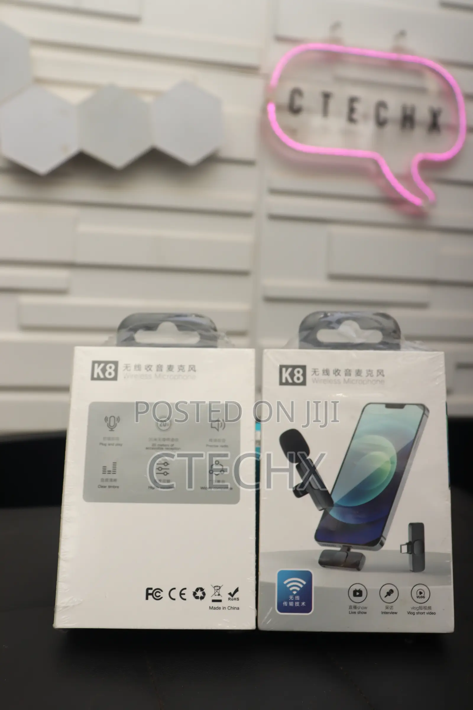 Wireless Microphone With Type-C and iPhone