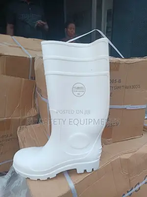 White Safety Rainboot