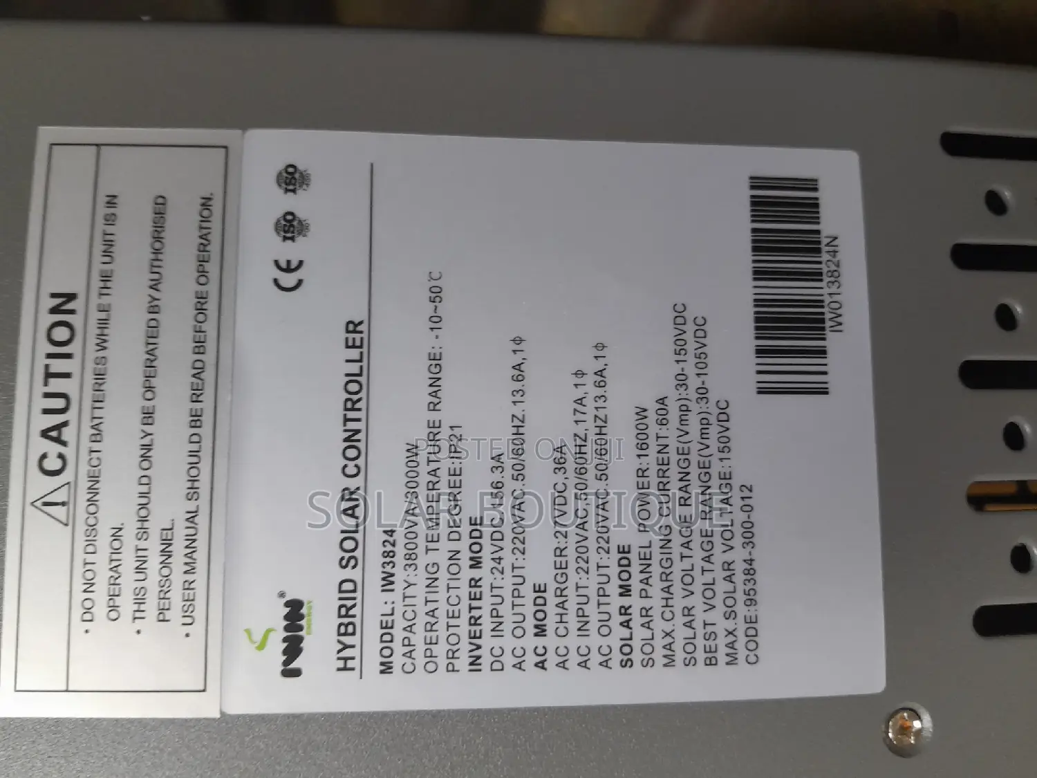 3.8kva 24v I-Win Hybrid Inverter