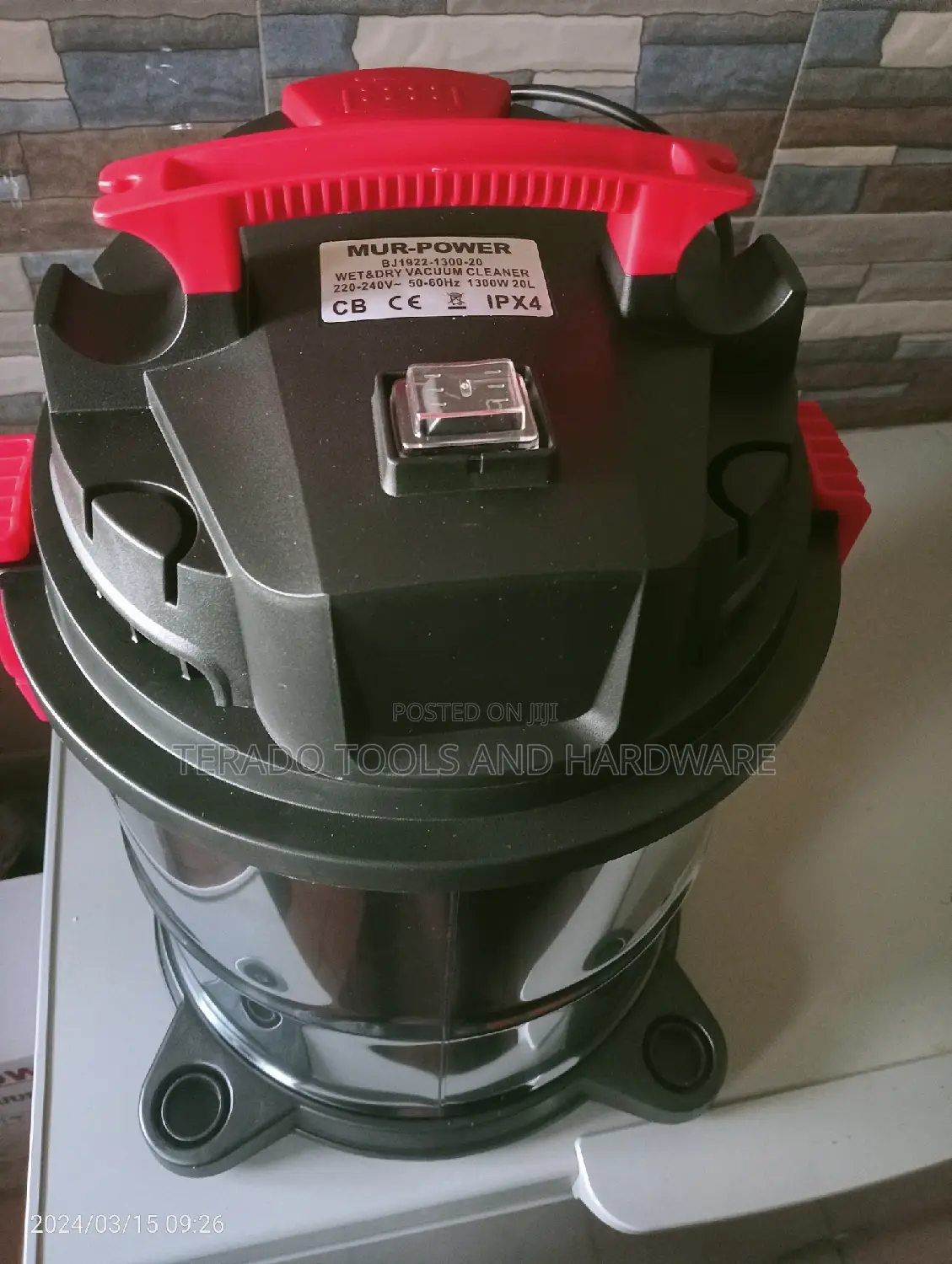 Mur Power Vacuum Cleaner 20l