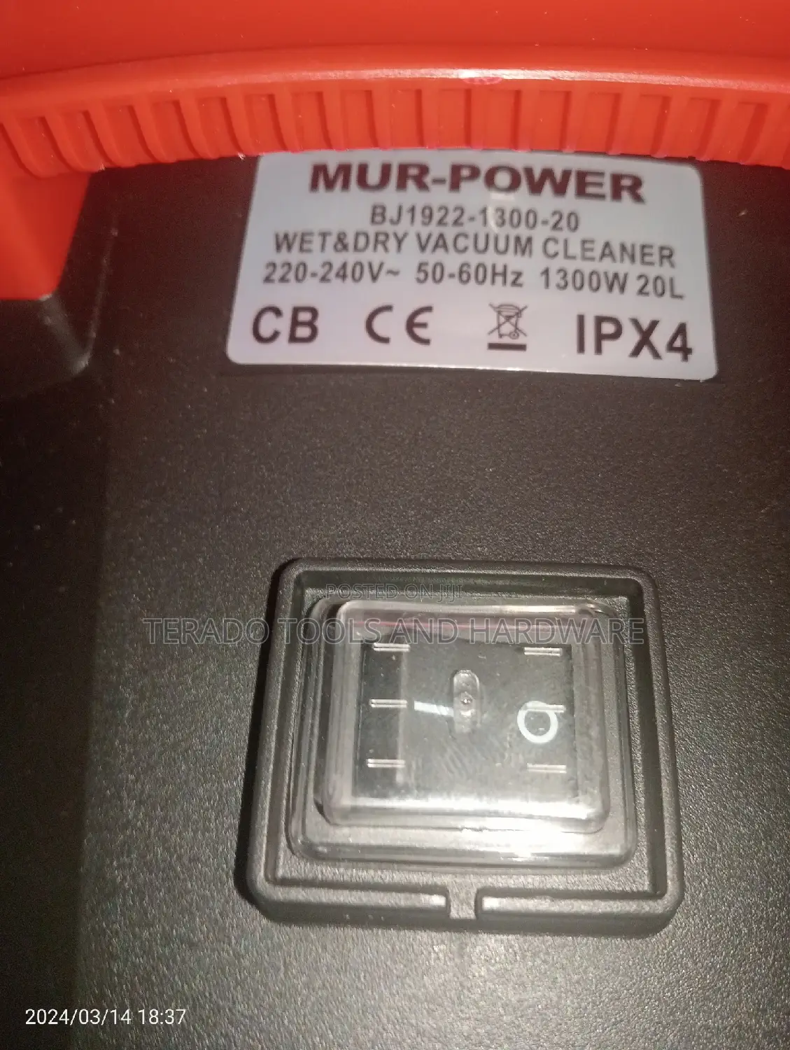 Mur Power Vacuum Cleaner 20l