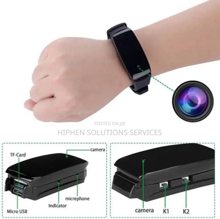 Wrist Watch Smart Safety Camera