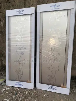 Toilet Shinny Gold Glass Door