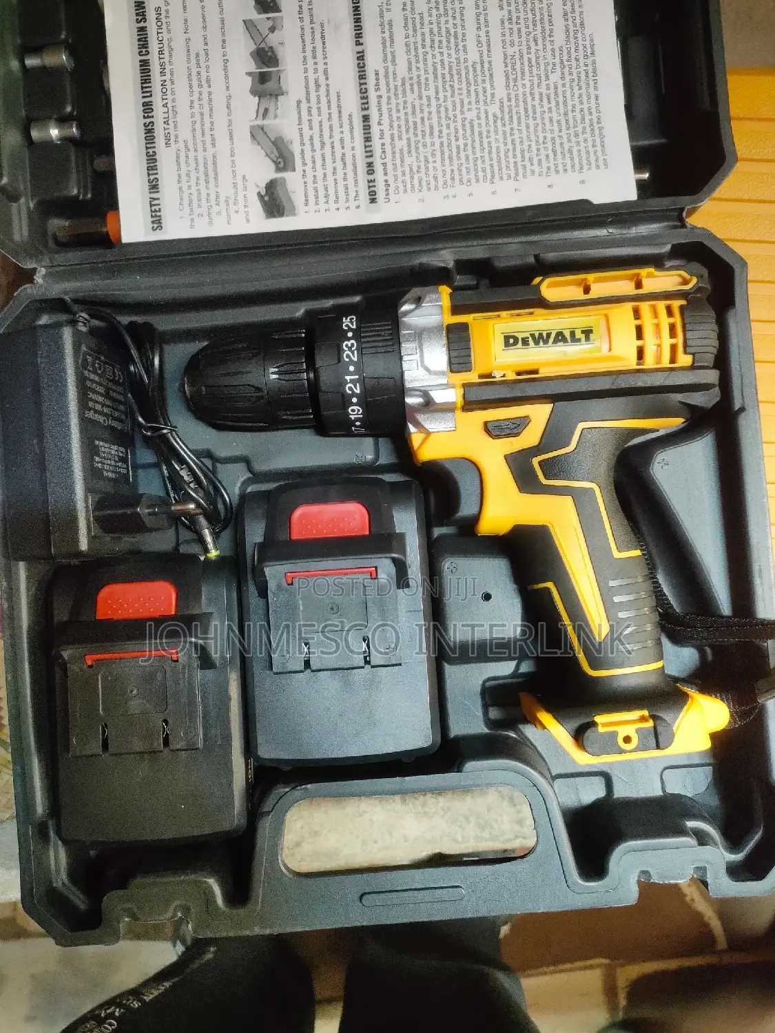 Dewalt Battery Drilling Machine