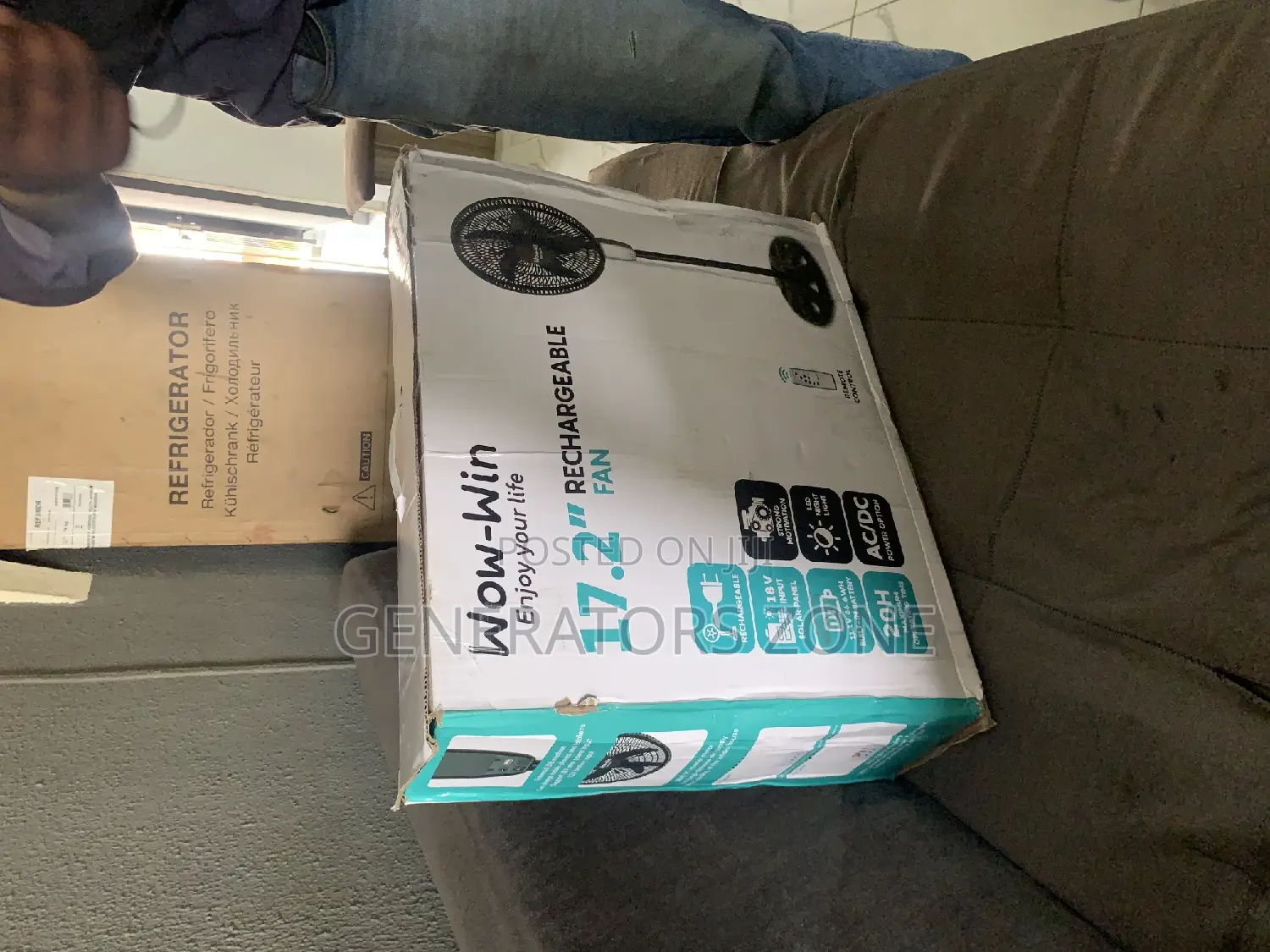 Best Cooling 17.2 Inch Rechargeable Fan