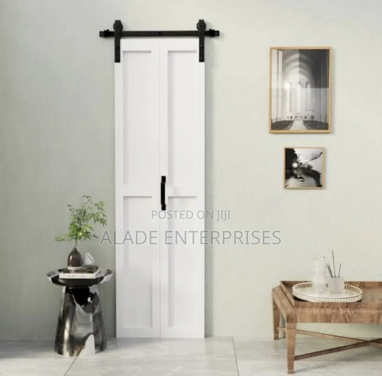 Bifold Barn Door Hardware Kit For 2 Panels