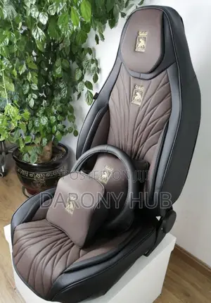 Best Executive 12d Leather Seatcover Brown/Cream/Black