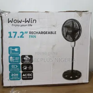 Fantastic Wow-Win 17.2 Inches Rechargeable Fan
