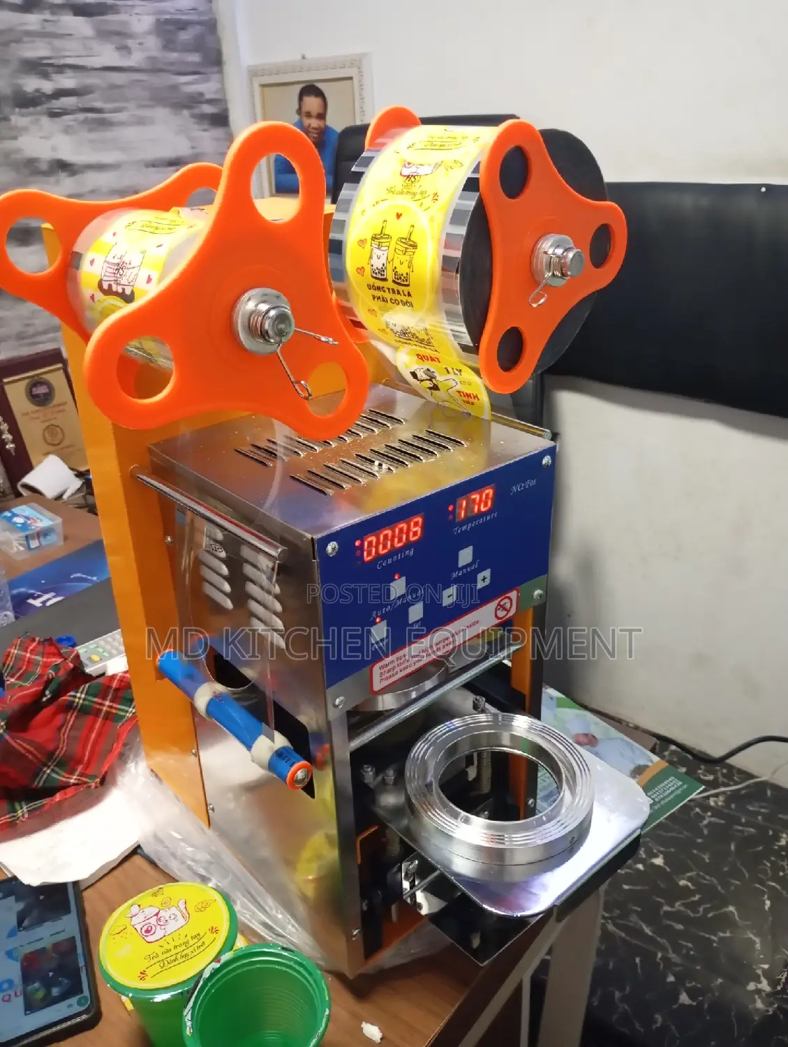 Industrial Automatic Cup Sealer Machine