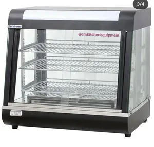 Black Snacks Warmer Display